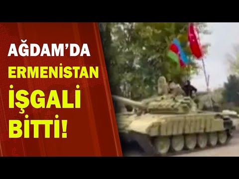 Azerbaycan Ordusu Ağdam'da! / A Haber | A Haber