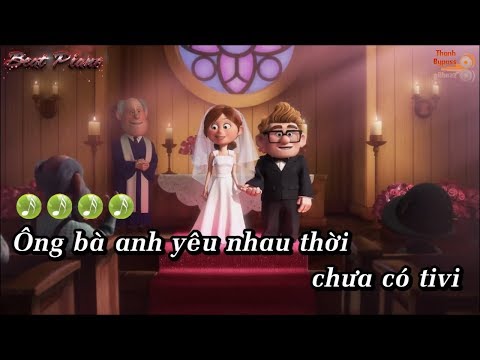 Video Ông Bà Anh - Lê Thiện Hiếu Karaoke Beat Piano - youtube