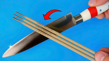 Slijp een mes in 2 minuten vlijmscherp met een bougie | Holic Maker