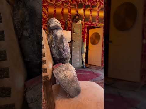 Clammy gives Andrew tips on Timpani