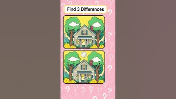 FIND 3 DIFFERENCES Can You Spot the Changes? #3
