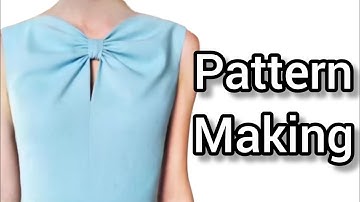Collar design pattern making tutorial for sewing