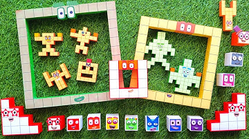 NEW Numberblocks Best of 40 & 40 Puzzle Tetris Shape | ASMR chirping of birds
