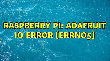 Raspberry Pi: Adafruit IO Error [Errno5]