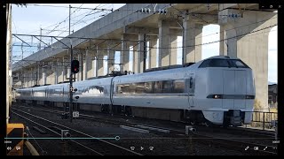 通過　JR北陸本線　683系特急しらさぎ58号(5058M) 松任駅付近