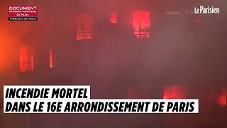 Incendie mortel dans un immeuble du 16e arrondissement de Paris