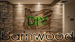 DIY Barnwood Wall Installation - With Some OREGON Love