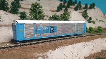 Un-boxing exclusive Intermountain bi-level autorack