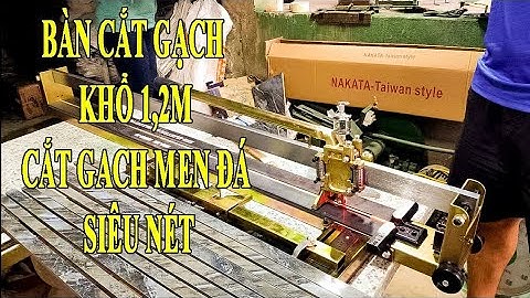 Bàn cắt gạch một trục màu đồng 1,2m | DỤNG CỤ CÔNG TRÌNH