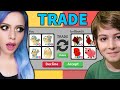 TAKİPÇİM AĞLIYOR !! TEK RENK TRADE CHALLENGE !! ( Roblox Adopt Me )