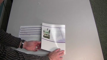 Tri-Panel 3 Pocket Folder w/ Stepped Inserts