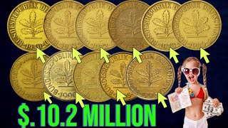 Germany 11 rare coins 10 Pfennig Most valuable Coin worth up to millions dollars to look for this?