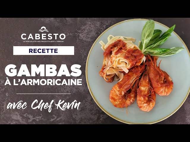 Crevettes à l'armoricaine