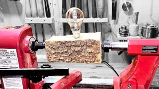 Woodturning  Shedding Light On What's Inside This Firewood!