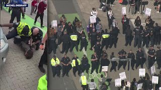 Mit Protesters Police Clash 9 Arrested