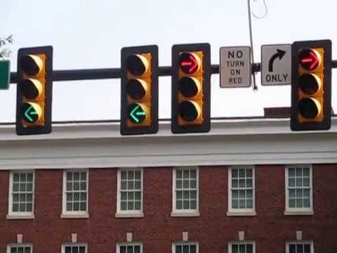 turn right left signals intersection