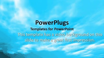 MovingClouds_co_05 CrystalGraphics.com PowerPoint Video Enhanced Templates