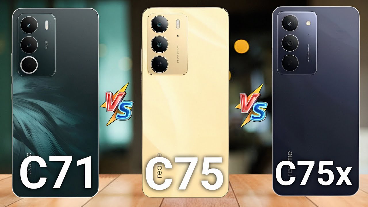 Realme C71 VS Realme C75 VS Realme C75x - Full Comparison 🔥 - YouTube