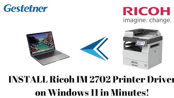 INSTALL Ricoh IM 2702 Printer Driver on Windows 11 in Minutes!