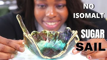 Cake Topper Sugar Sail Tutorial (No ISOMALT) - Substitute For Isomalt