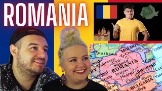 Geography Now! Romania | COUPLE REACTION VIDEO