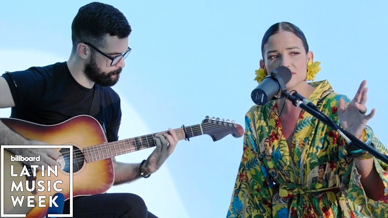 Natalia Jiménez performs “El Lado Izquierdo De La Cama” at Billboard Latin Music Week