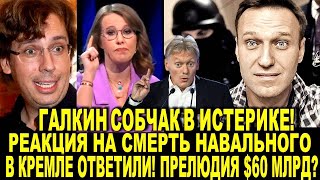 Галкин, Пугачева, Собчак в истерике РЕАКЦИЯ - Навальный умер в колонии: прелюдия для $60млрд?