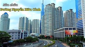 Đường Phố Sài Gòn. Gấp rút thi công đường Nguyễn Hữu Cảnh kịp lưu thông xe vào ngày 30/4