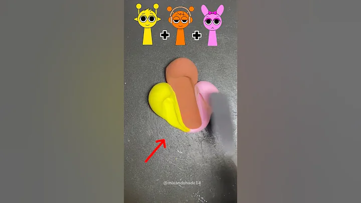 Sprunki challenge 🌈Guess the mixed color of sprunki three color #sprunki #shorts #shortvideo #asmr