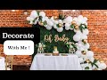 Decorate with me | Glam Safari Baby Shower