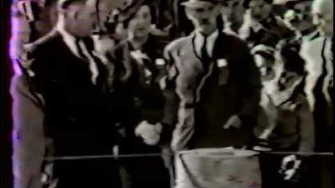 Opening Nipigan Bridge   approx 1937