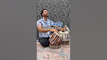 9 Taals within Teentaal 🧬 #tabla #zakirhussain #taal #hindustaniclassicalmusic #indianclassical