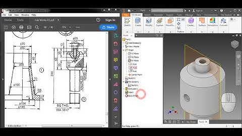 Knurling in Inventor Technical Drawing