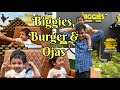 Biggies burger and ojas  hangout with ojas mumma and nityansh