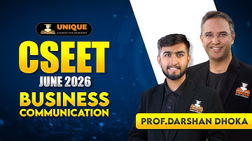 CSEET JUNE 2026 | Business Communication | Chp 2 - Communication | Lec 3 | Prof. Darshan Dhoka