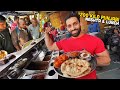 40 rs  punjabi street food india thali  dal makhani lachha paratha amritsari kulcha 