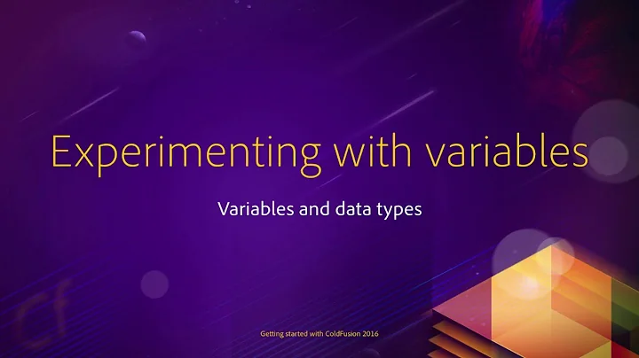 03 Variables and data types ## 02 Experimenting with variables