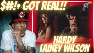 This got REAL!! HARDY - WAIT IN THE TRUCK (FT. LAINEY WILSON) | REACTION