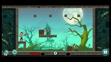 stupid zombies level 16 & 17 #gunfire #fun #game