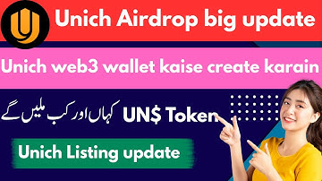 Unich Listing date||Unich airdrop withdraw||Unich Web3 wallet||How to create unich Web3 wallet