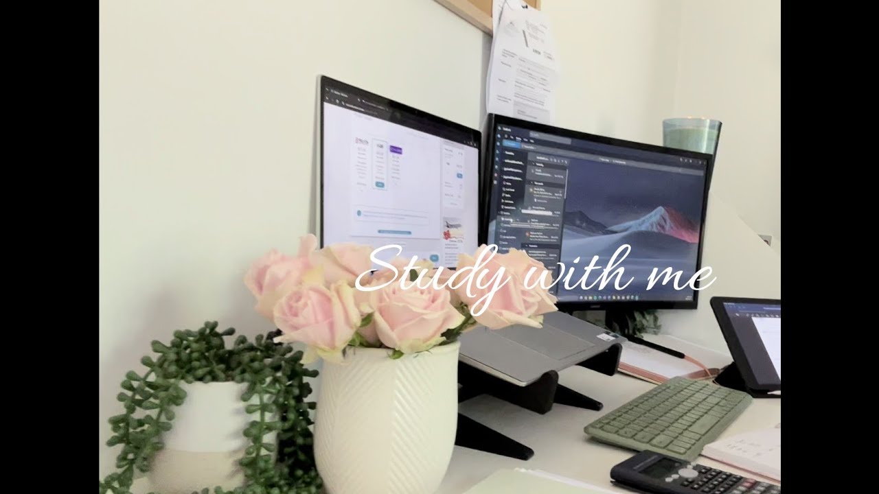 4- Hour Study with me | At home | Lofi | Pomodoro 50-10