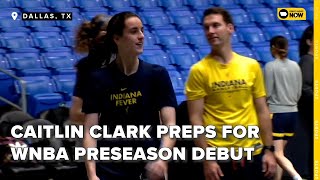 Caitlin Clark talks ahead of her first WNBA preseason game