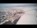 Новодвинск,Северная Двина,высота 400 метров  24.03.12.wmv