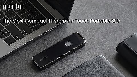 OneModern: Your Ultimate Fingerprint Touch Portable SSD