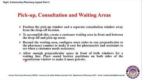 pharmacy layout design part 1