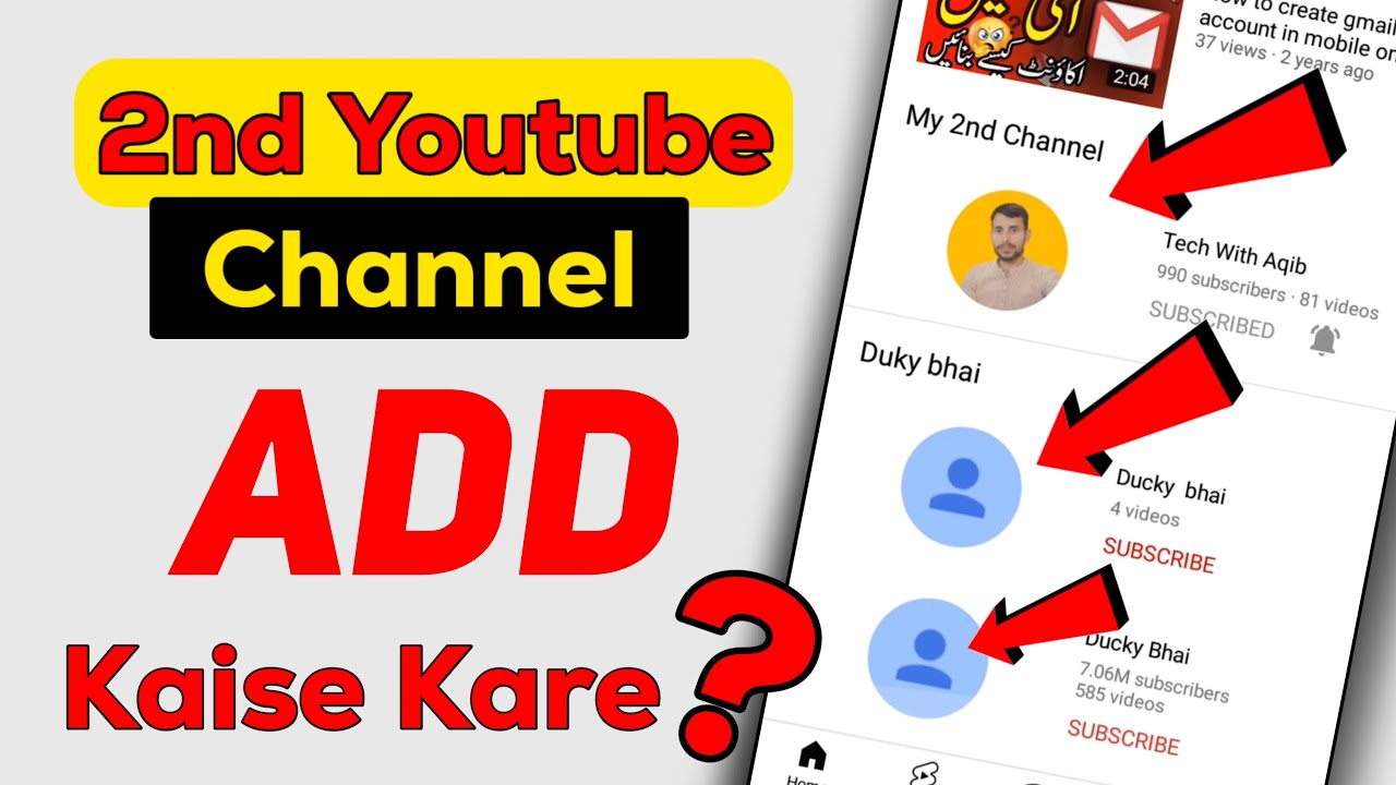 How To Add 2nd Channel In YouTube Add Another Channel To Your YouTube How To Add 2nd Channel In YouTube Add Another Channel To Your YouTube