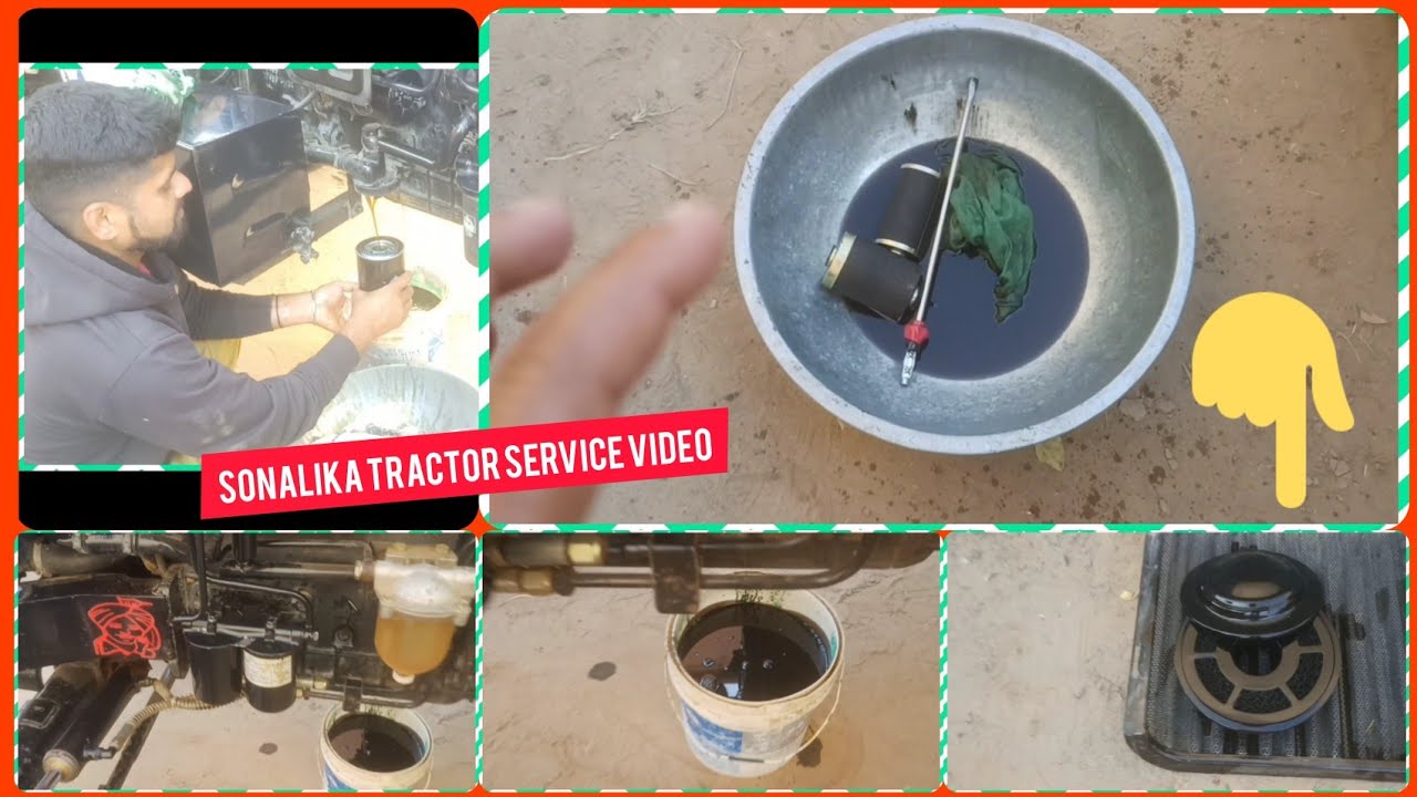 Sonalika tractor servicing full detail video please watching👇👇