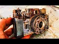 Restoration rusty old HI - MATIC camera | Restore abandoned camera