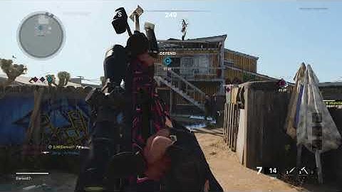 Call of Duty: Black Ops Cold War Tomahawk across the map :)