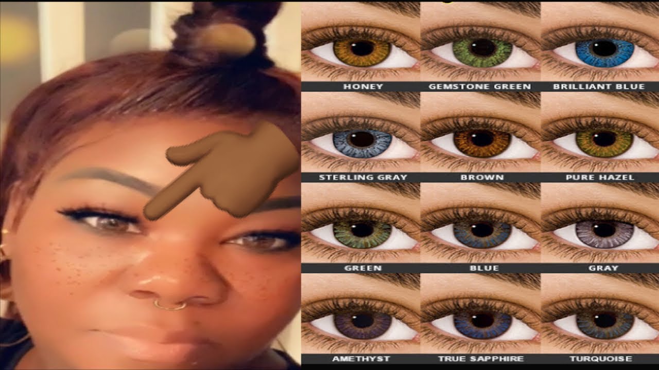 Best colored contacts for dark eyes 😍 YouTube